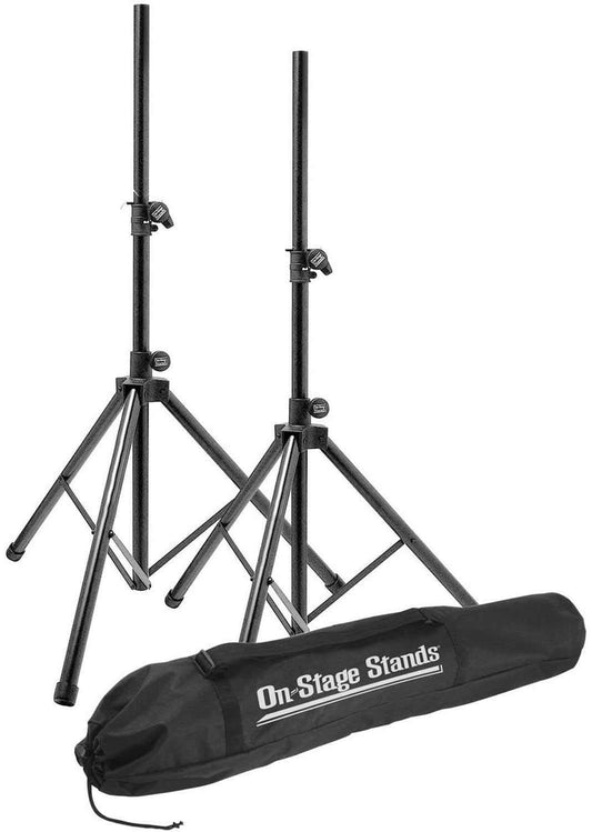 On-Stage SSP7900 Aluminum Speaker Stand Pack with Bag - PSSL ProSound and Stage Lighting