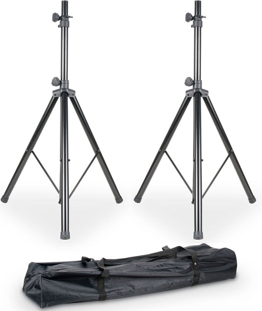 Accu-Stand SPSX2B Dual Speaker Stand Set with Carry Bag - PSSL ProSound and Stage Lighting