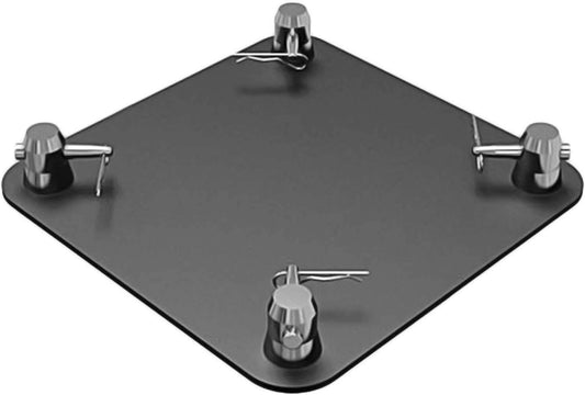 Global Truss SQ-4137 BLK 12x12in Alum Base Plate - PSSL ProSound and Stage Lighting