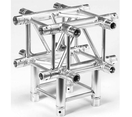 Global Truss SQ-4134 1.64Ft (.5M) Square 12-Inch F34 5-Way Truss T-Junction - PSSL ProSound and Stage Lighting