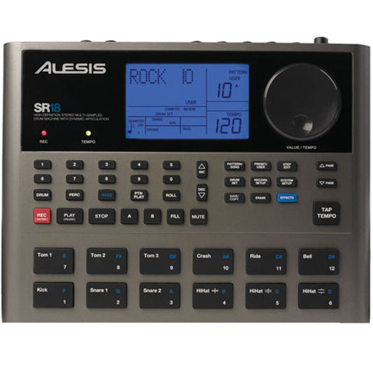 Alesis SR-18 Professional Drum Machine - PSSL ProSound and Stage Lighting