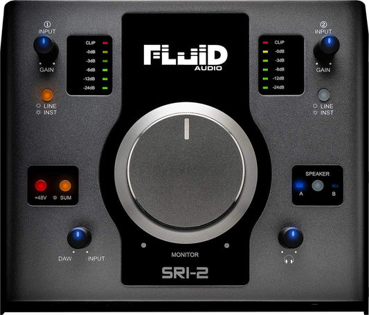 Fluid Audio SRI-2 Knob Studio Monitor Controller - PSSL ProSound and Stage Lighting