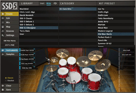 Steven Slate SSD5 Virtual Drum Kits - PSSL ProSound and Stage Lighting