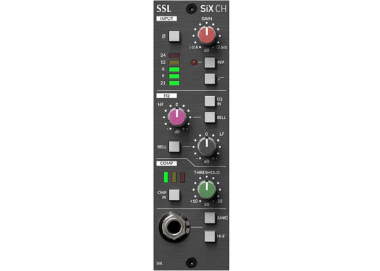 SSL SiX Channel for 500-Series - PSSL ProSound and Stage Lighting