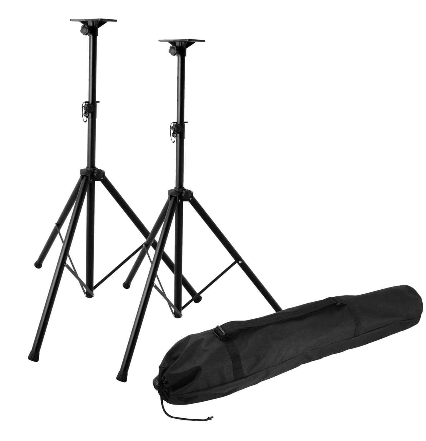 On-Stage SSP7850 Pro Speaker Stand Pack with Bag - PSSL ProSound and Stage Lighting