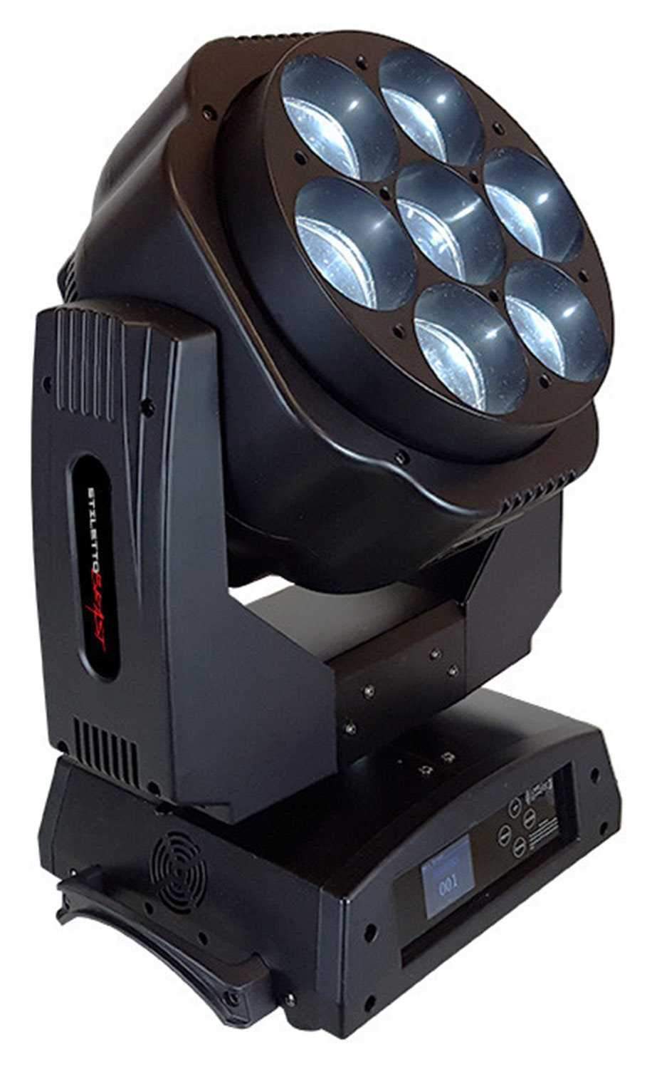 Blizzard Stiletto Beast 7x60-Watt RGBW LED Moving Head Light - PSSL ProSound and Stage Lighting