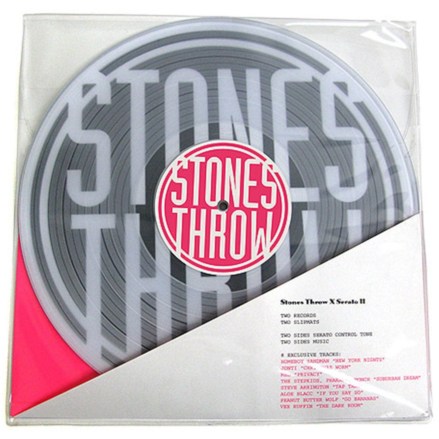 Stones Throw X Serato II Clear Vinyl Twin Pack - PSSL ProSound and Stage Lighting
