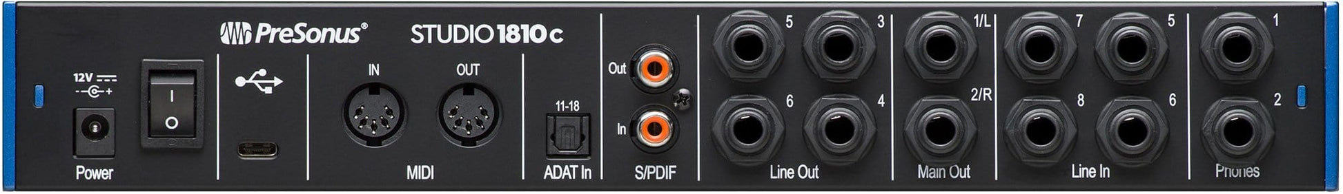 PreSonus Studio 1810C 18x8 USB-C Audio Interface - PSSL ProSound and Stage Lighting
