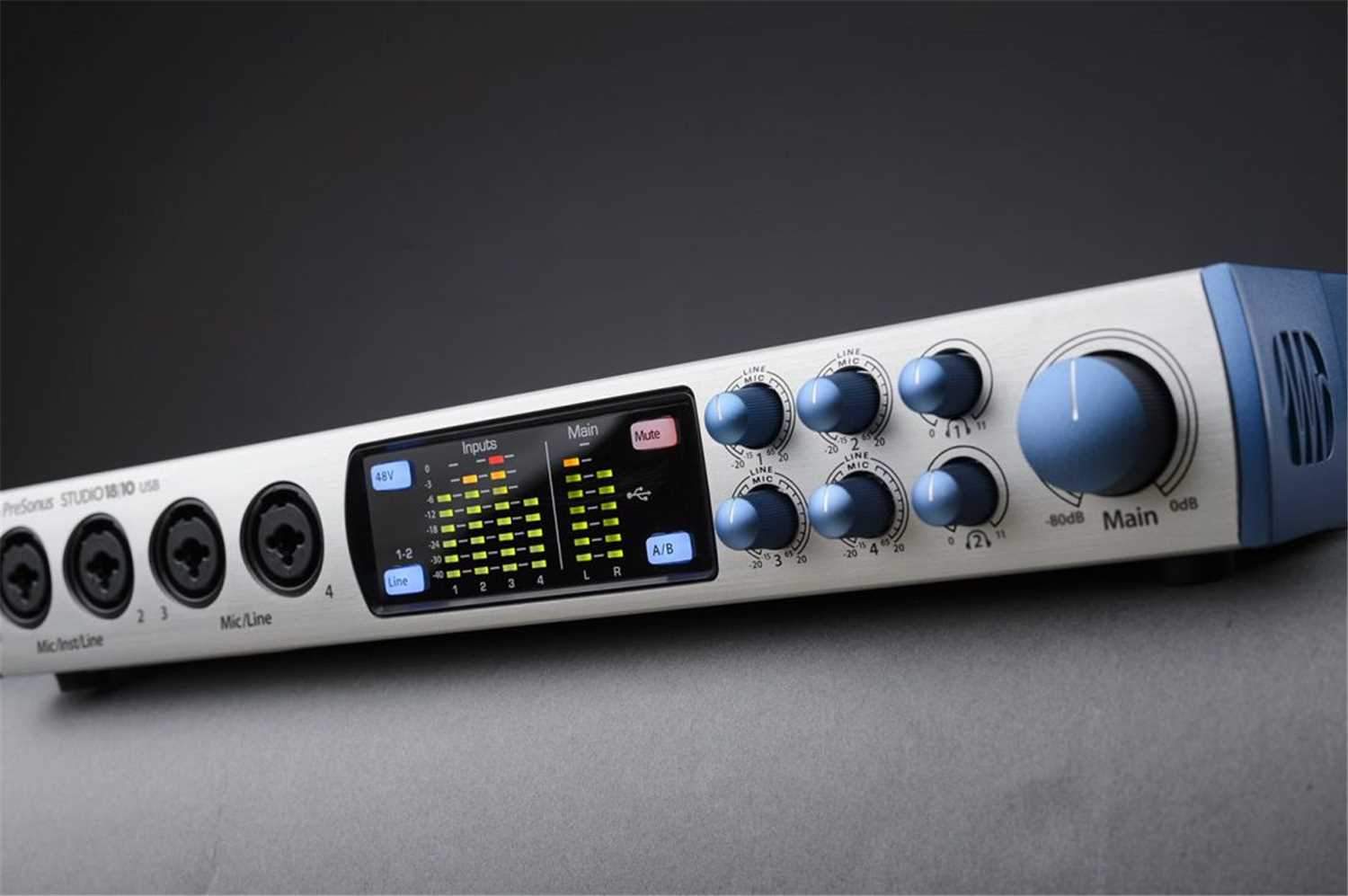 PreSonus Studio 1810 18x8 24-bit 192k USB 2.0 Audio Interface - PSSL ProSound and Stage Lighting