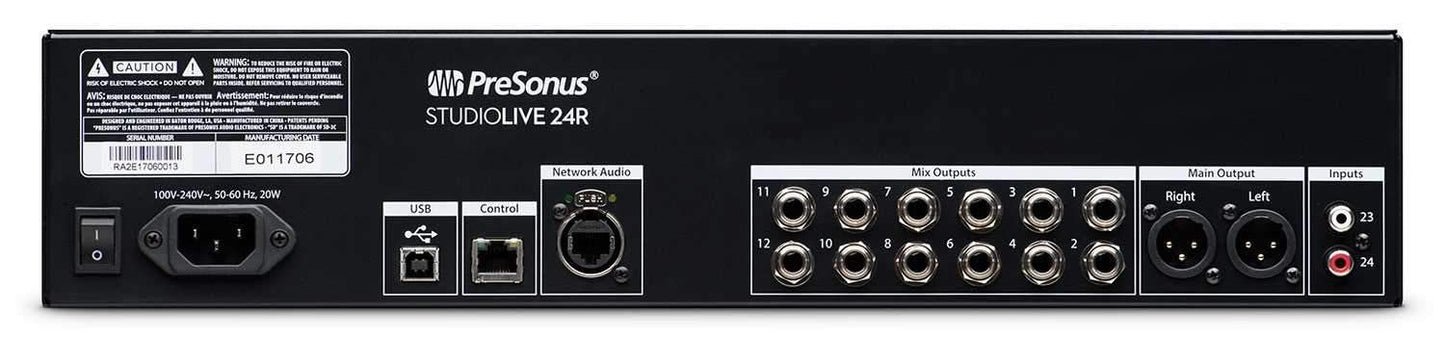 PreSonus StudioLive 24R Series III 24-Channel Digital Rack Mixer - PSSL ProSound and Stage Lighting