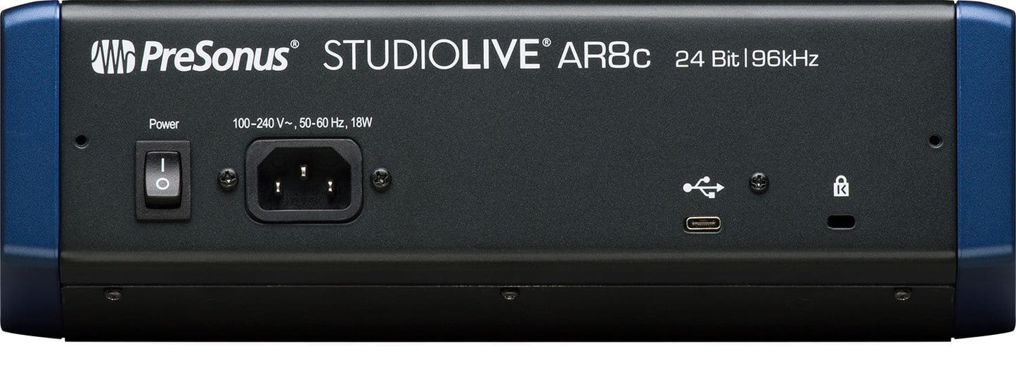 PreSonus StudioLive AR8C 8-Channel USB-C Hybrid Mixer - PSSL ProSound and Stage Lighting