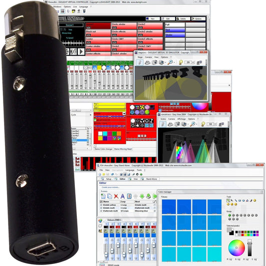 USB to DMX Interface with Lighting Control Software - PSSL ProSound and Stage Lighting