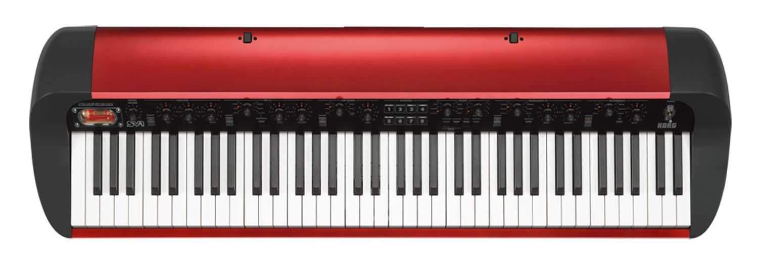 Korg SV-1 73-Key Metallic Red Stage Vintage Piano - PSSL ProSound and Stage Lighting