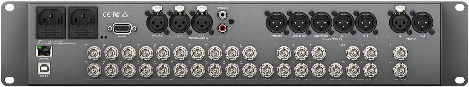 Blackmagic Design ATEM 4 M-E Broadcast Studio 4K Switcher - PSSL ProSound and Stage Lighting