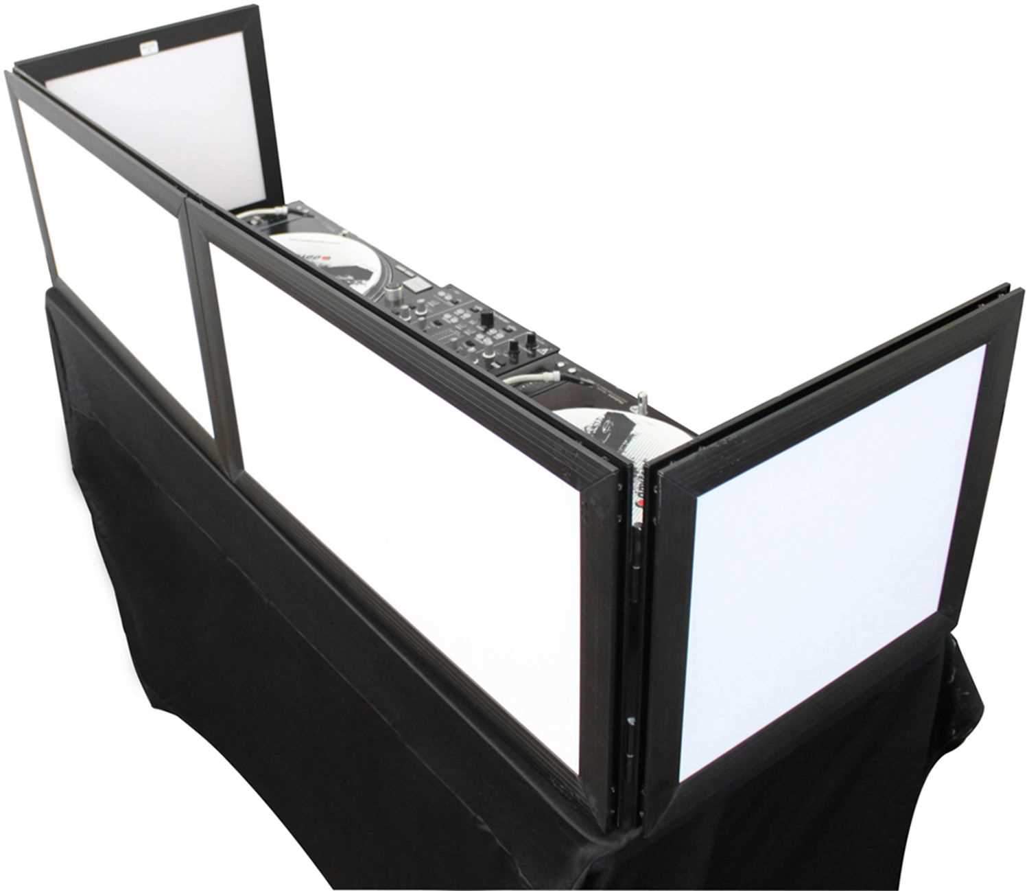 Odyssey SWFTT5816B 58 x 16 Table Top DJ Facade - PSSL ProSound and Stage Lighting