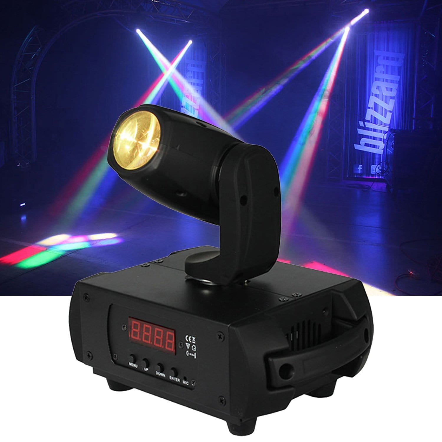 Blizzard SwitchBlade 1x 10W RGBW Mini Moving Head - PSSL ProSound and Stage Lighting