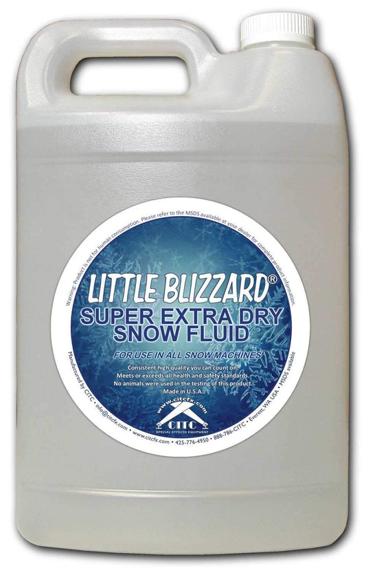 CITC Little Blizzard S Extra Dry Snow Fluid 1 Gal - PSSL ProSound and Stage Lighting