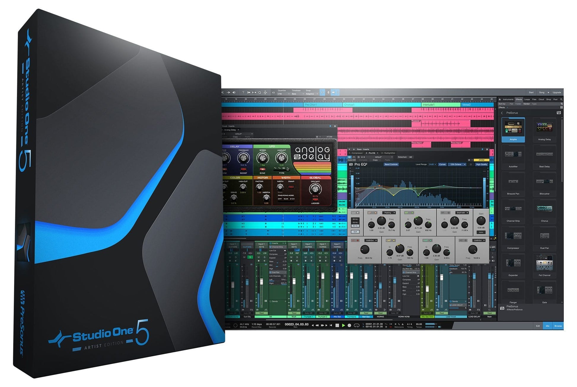 PreSonus Studio One 5 Artist Recording Software (Digital Download) - PSSL ProSound and Stage Lighting