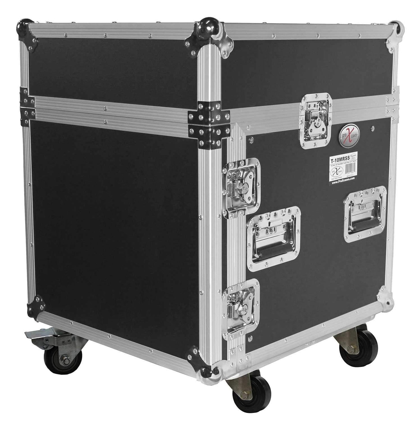 ProX T-10MRLT 10Ux10U Combo Rack Case with Shelf - PSSL ProSound and Stage Lighting