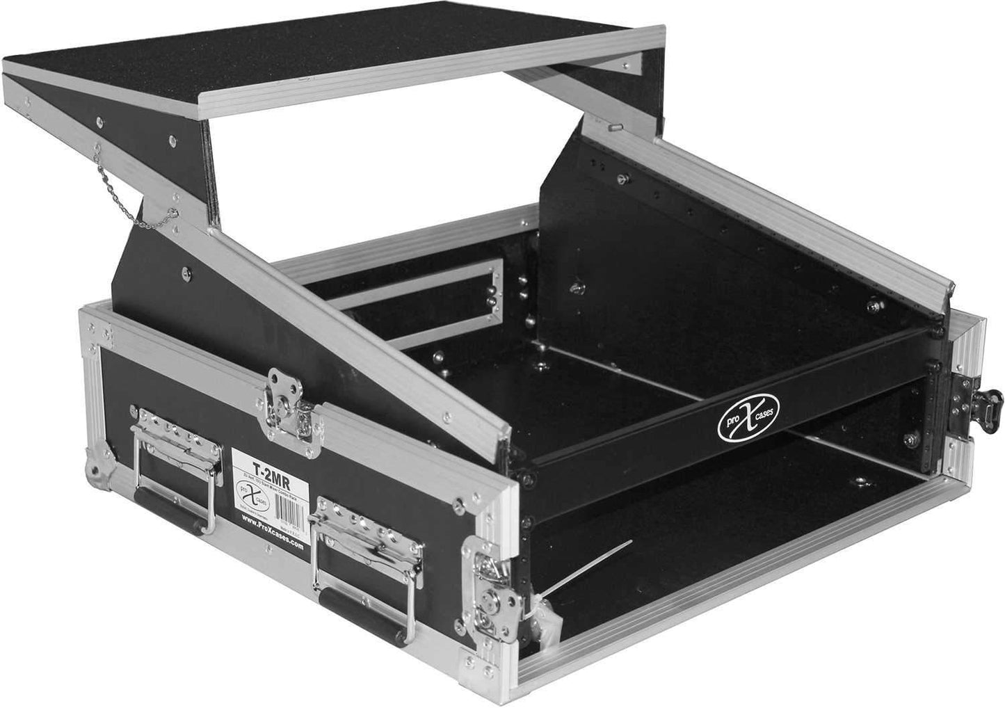 ProX T-2MRLT 2Ux10U Mixer Combo Rack Case with Shelf - PSSL ProSound and Stage Lighting