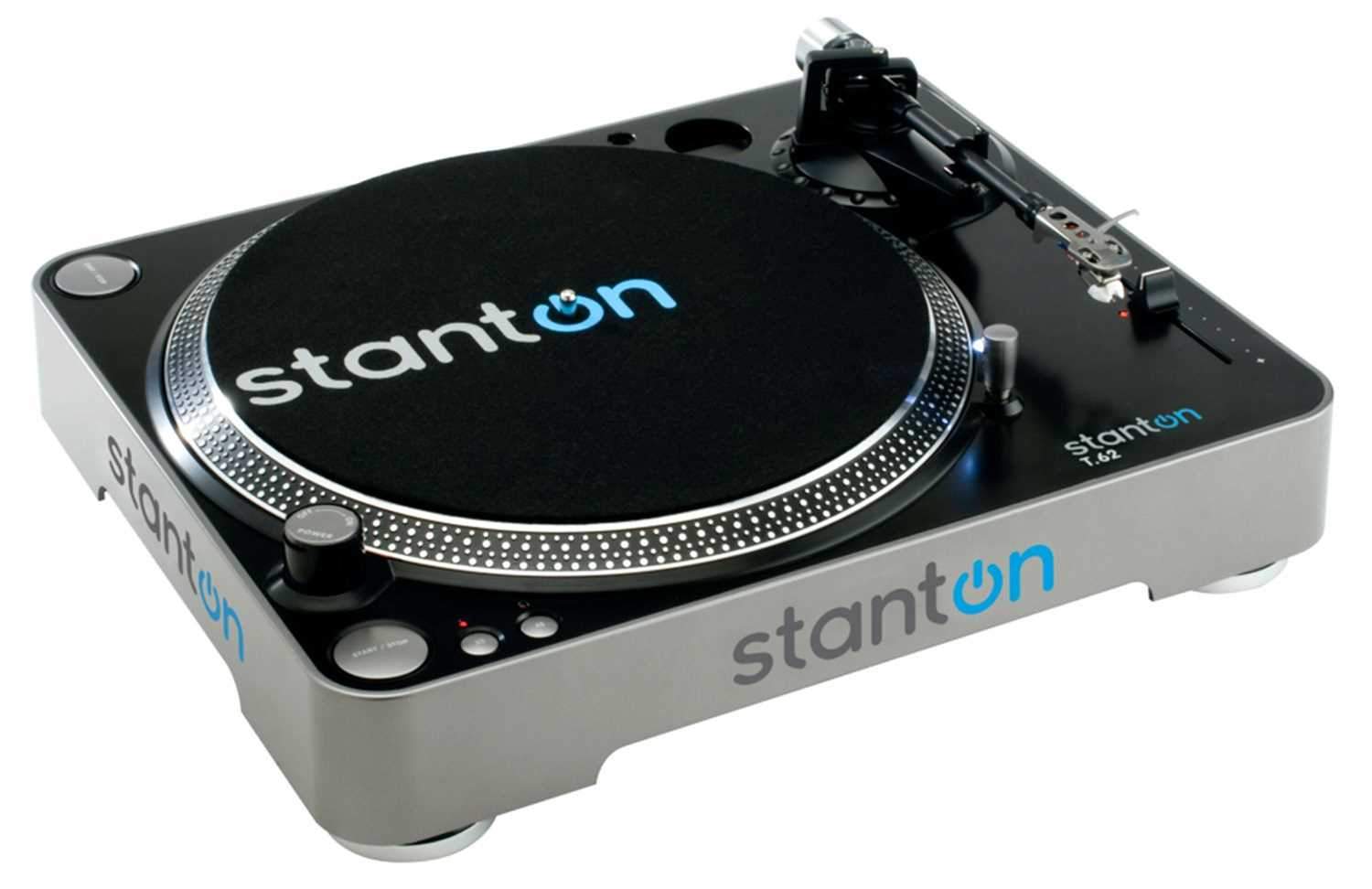 Stanton T.62B Direct Drive Analog DJ Turntable - PSSL ProSound and Stage Lighting