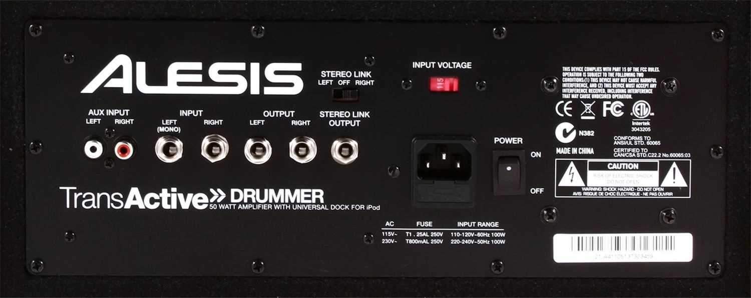 Alesis TRANSACTIVE-DRUMMER Drummer Practice Amp - PSSL ProSound and Stage Lighting