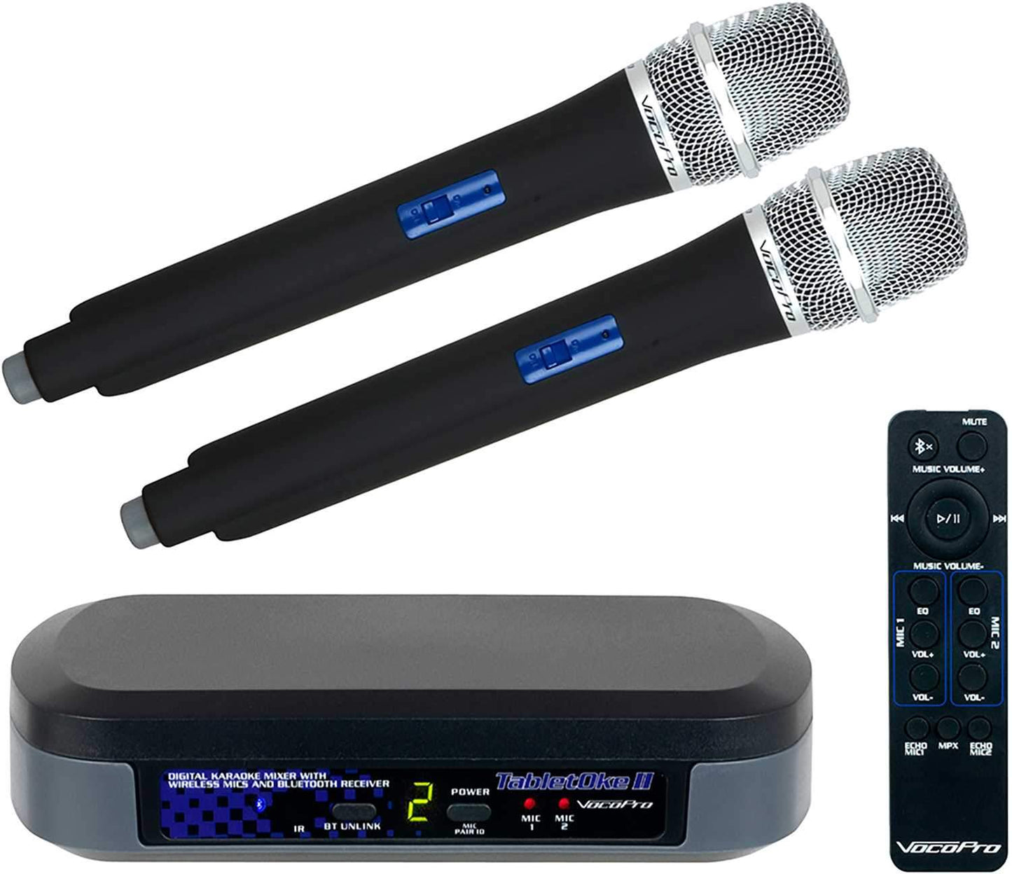 VocoPro Digital Karaoke Mixer with Wireless Mics - PSSL ProSound and Stage Lighting