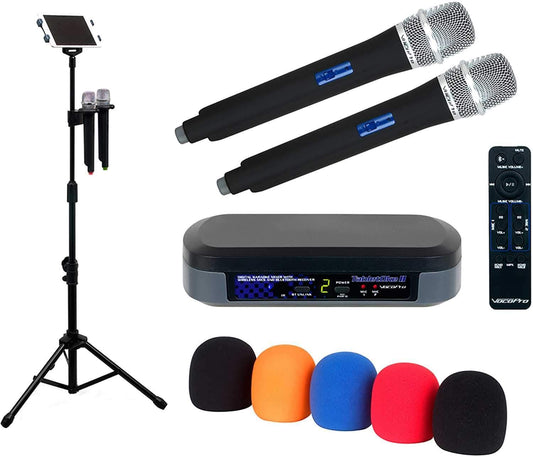 VocoPro Digital Karaoke Mixer with Pro Tablet Stand - PSSL ProSound and Stage Lighting