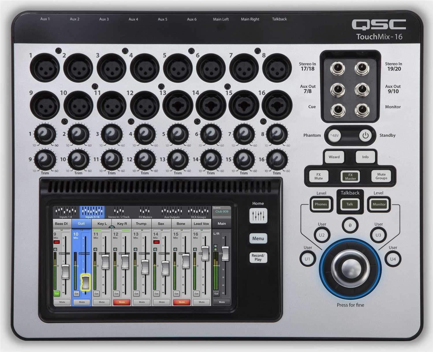 QSC TouchMix-16 Compact 20-Channel Digital Mixer - PSSL ProSound and Stage Lighting