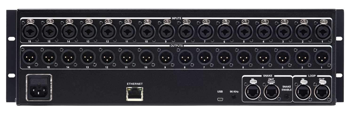 dbx TR1616 16x16 Digital Snake & I/O Interface - PSSL ProSound and Stage Lighting