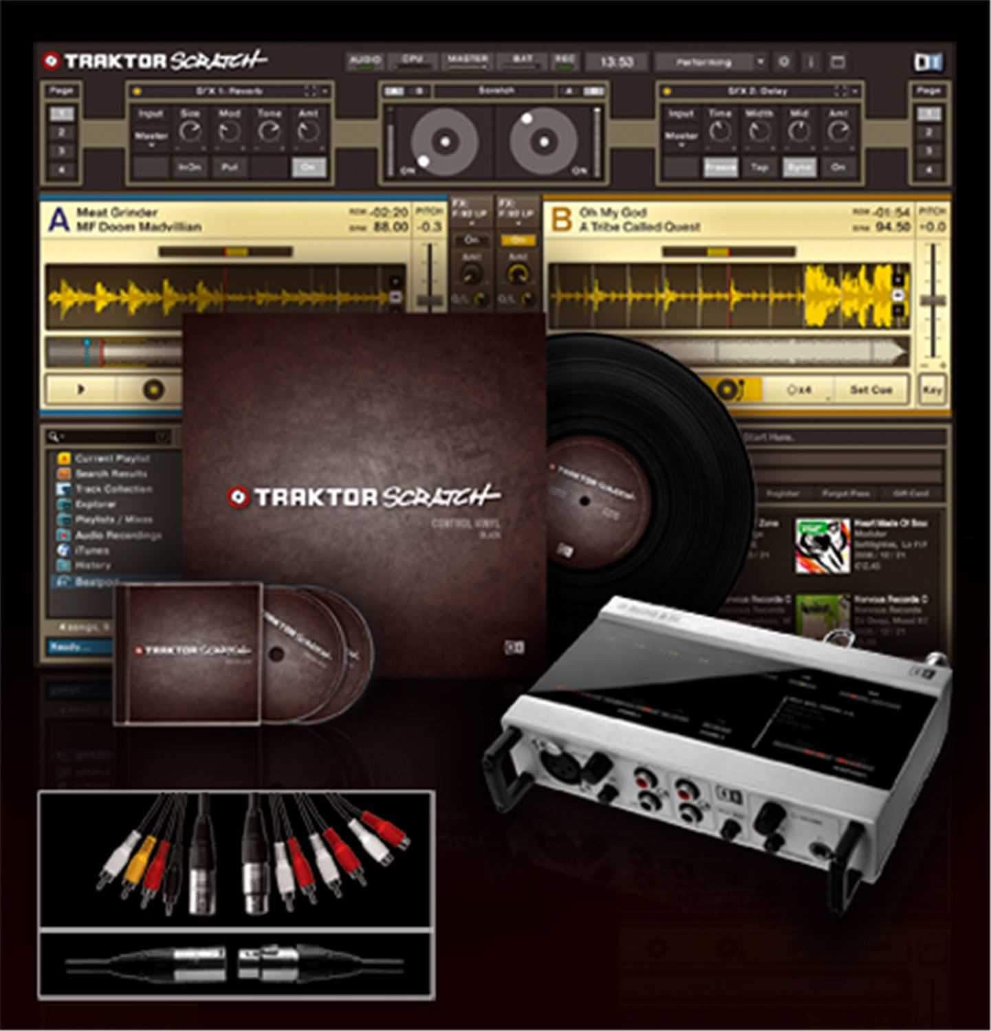 NI TRAKTOR SCRATCH Complete Virtual DJ Pack - PSSL ProSound and Stage Lighting