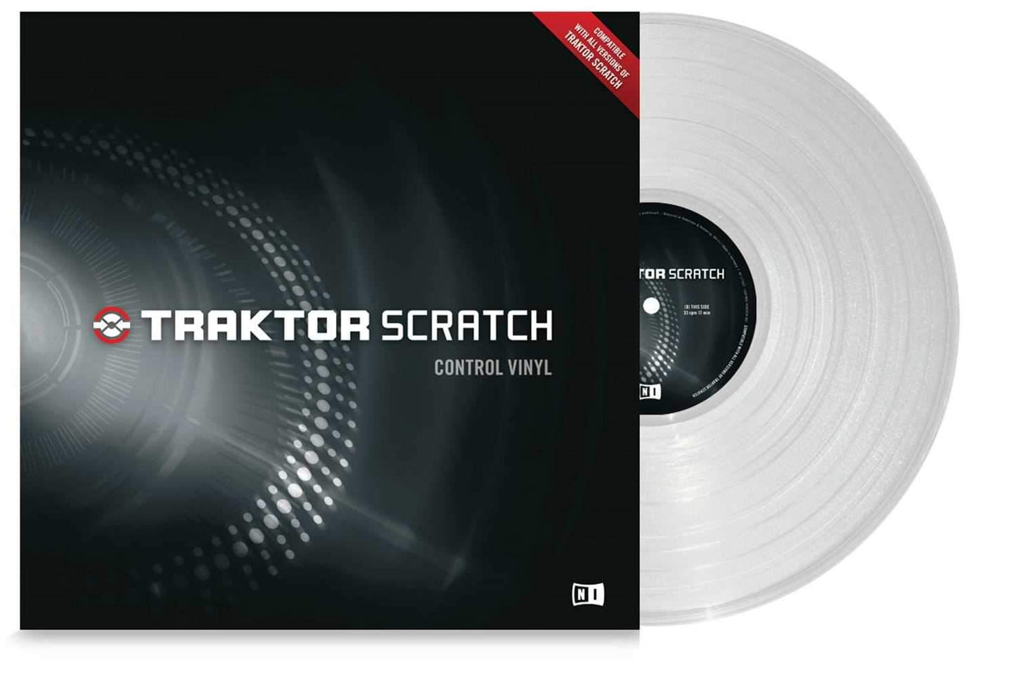 NI Traktor Scratch Vinyl - Clear - PSSL ProSound and Stage Lighting