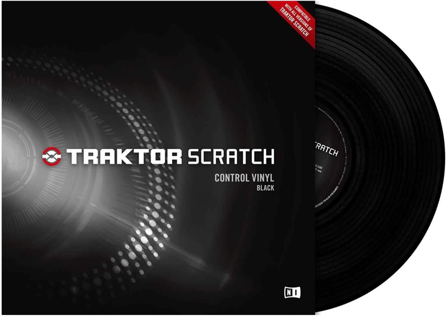 NI Traktor Scratch Vinyl - Black - PSSL ProSound and Stage Lighting