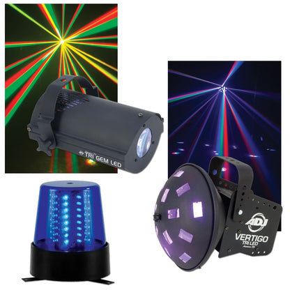American DJ TRI LED Party Pak 2 Lighting Pack - PSSL ProSound and Stage Lighting
