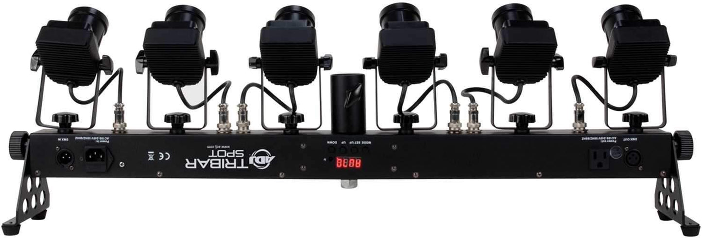 American DJ TRIBAR Spot 6 Head Pinspot LED System - PSSL ProSound and Stage Lighting