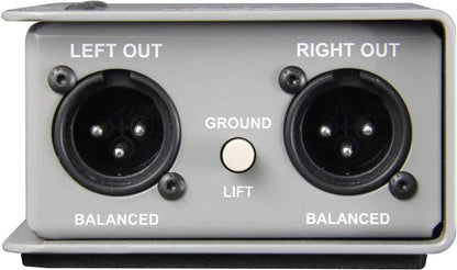 Radial Trim-Two Passive DI for AV with Level Control - PSSL ProSound and Stage Lighting
