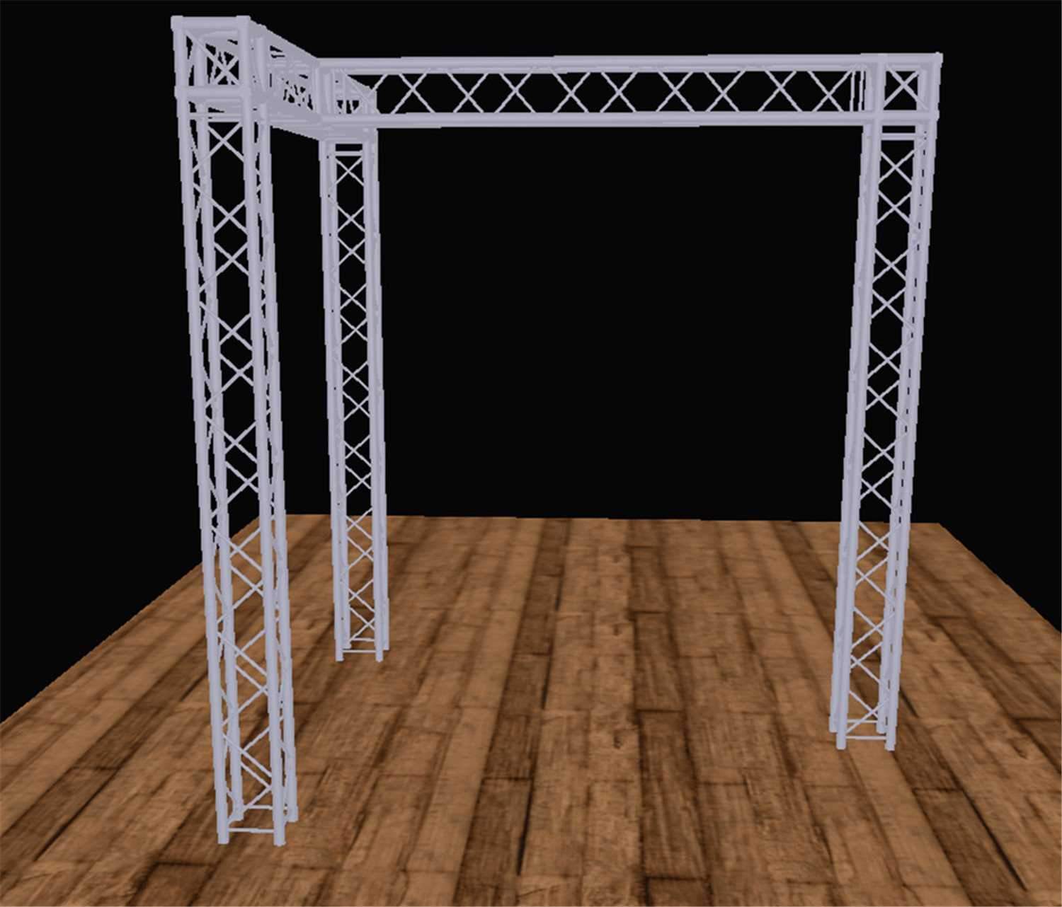 Global Truss 10 Ft x 10 Ft Tri-Post Truss Display System - PSSL ProSound and Stage Lighting