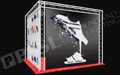 Global Truss 10 Foot x 10 Foot Trade Show Booth - PSSL ProSound and Stage Lighting
