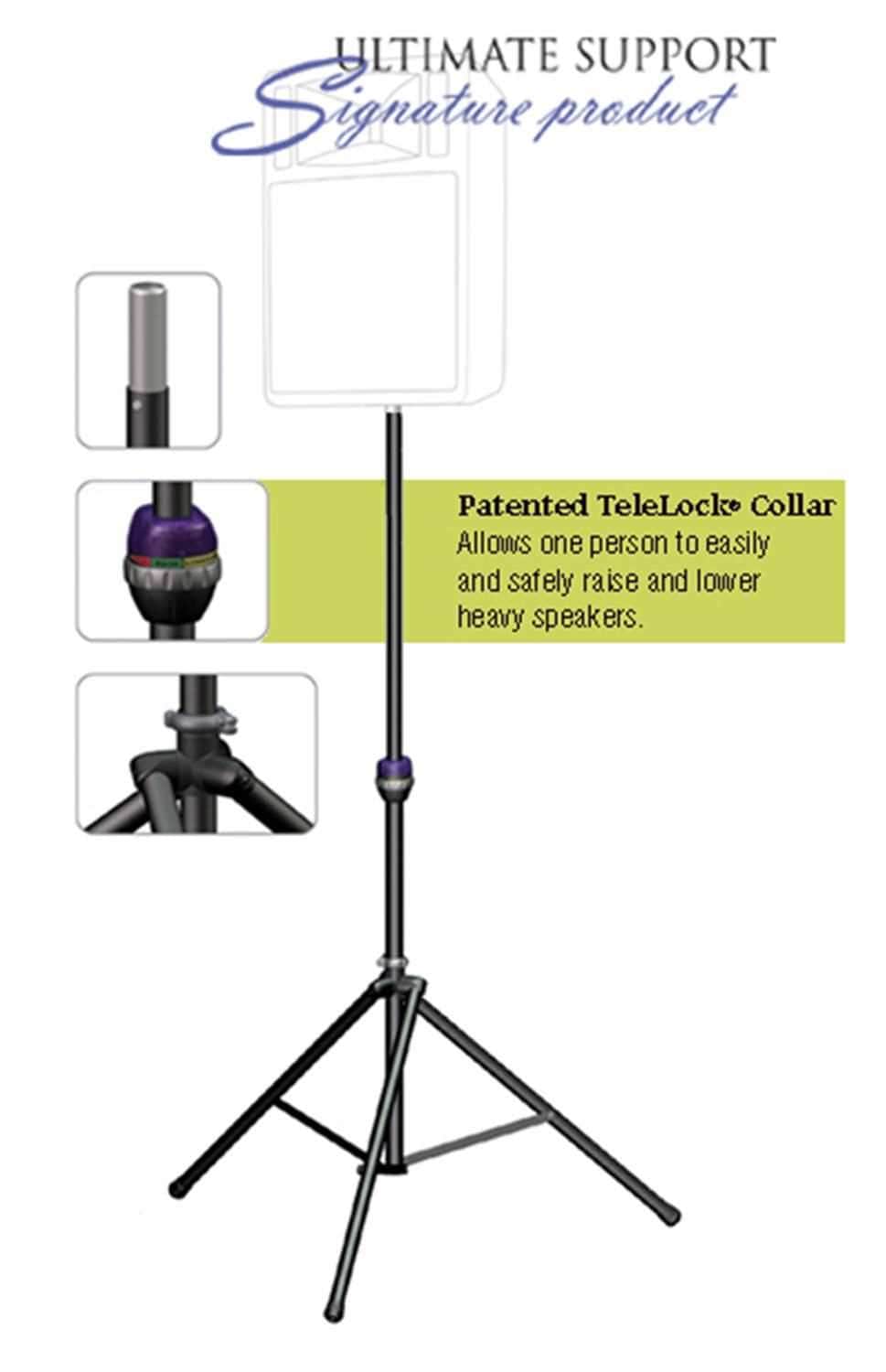 Ultimate TS99BL 9.2ft Speaker Light Stand with Level - PSSL ProSound and Stage Lighting