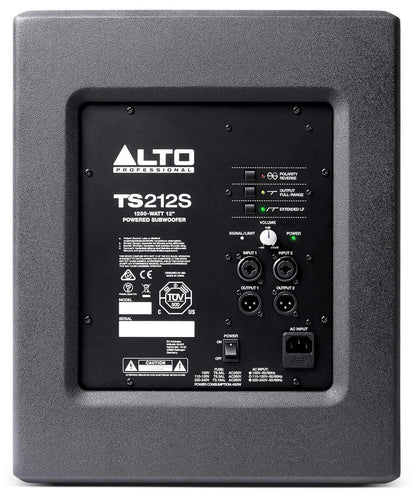 Alto Professional TS212S 12-Inch Powered Subwoofer - PSSL ProSound and Stage Lighting