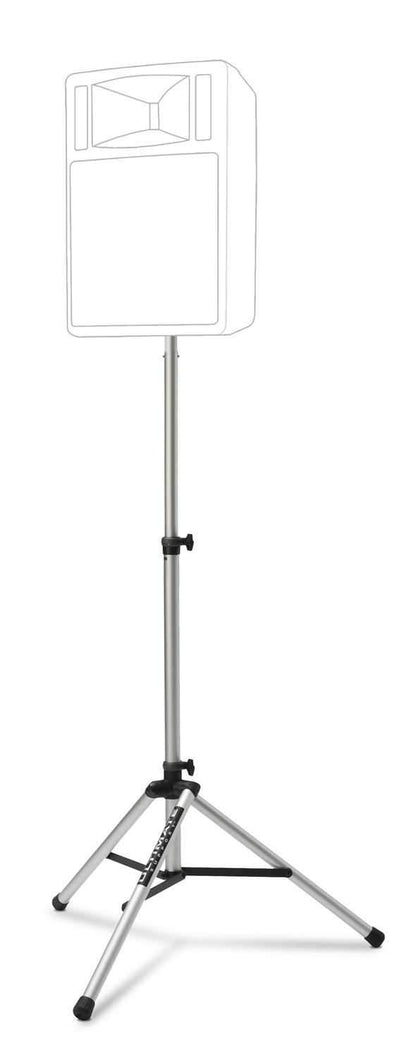 Ultimate TS80SP Pair Silver Pro Speaker Stands - PSSL ProSound and Stage Lighting