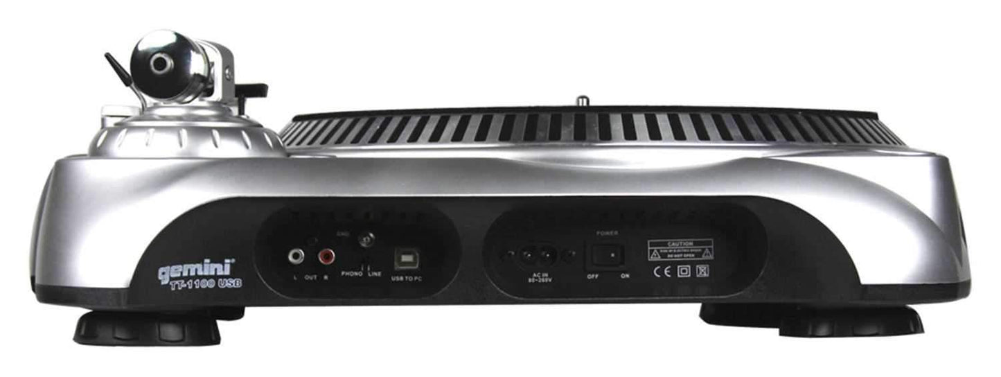Gemini TT-1100 USB Belt Drive Turntable - PSSL ProSound and Stage Lighting