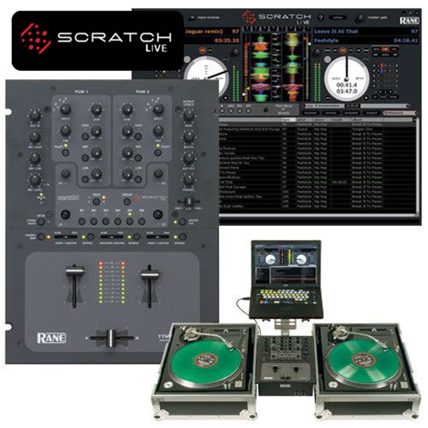 RANE TTM-57SL 2-Channel DJ Mixer with Scratch Live - PSSL ProSound and Stage Lighting