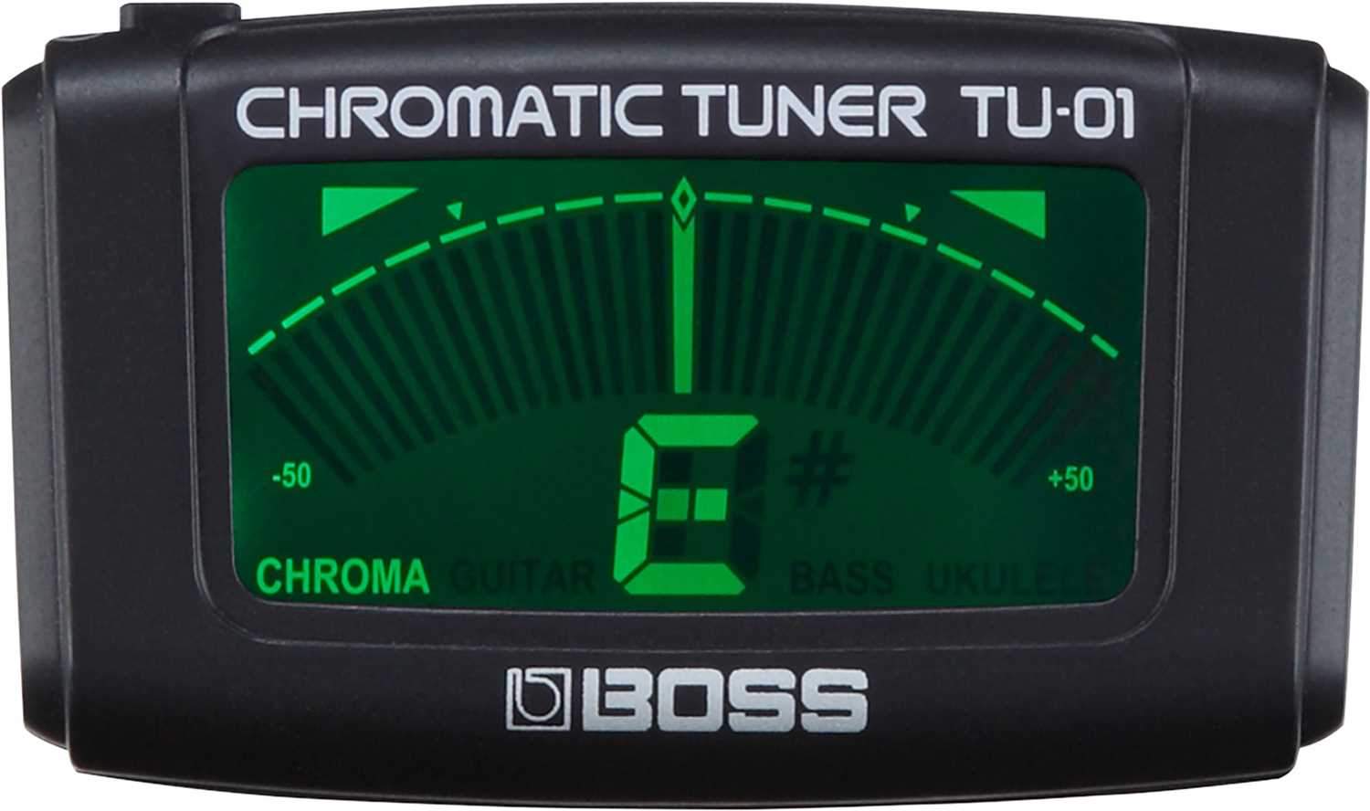 Boss TU-01 Clip on Chromatic Guitar Tuner - PSSL ProSound and Stage Lighting