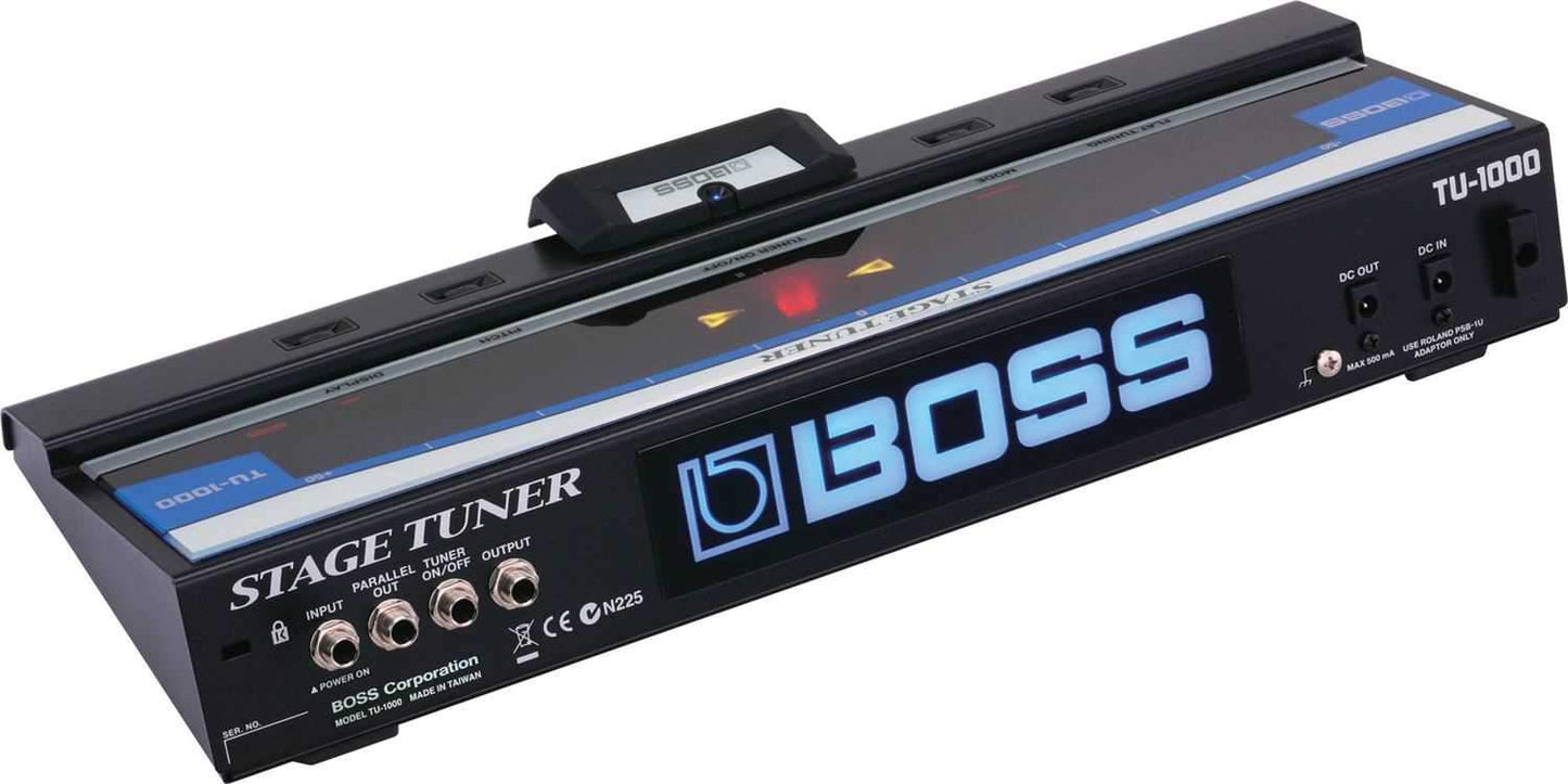 Boss TU1000 Professional Stage Pedal Tuner with LED - PSSL ProSound and Stage Lighting