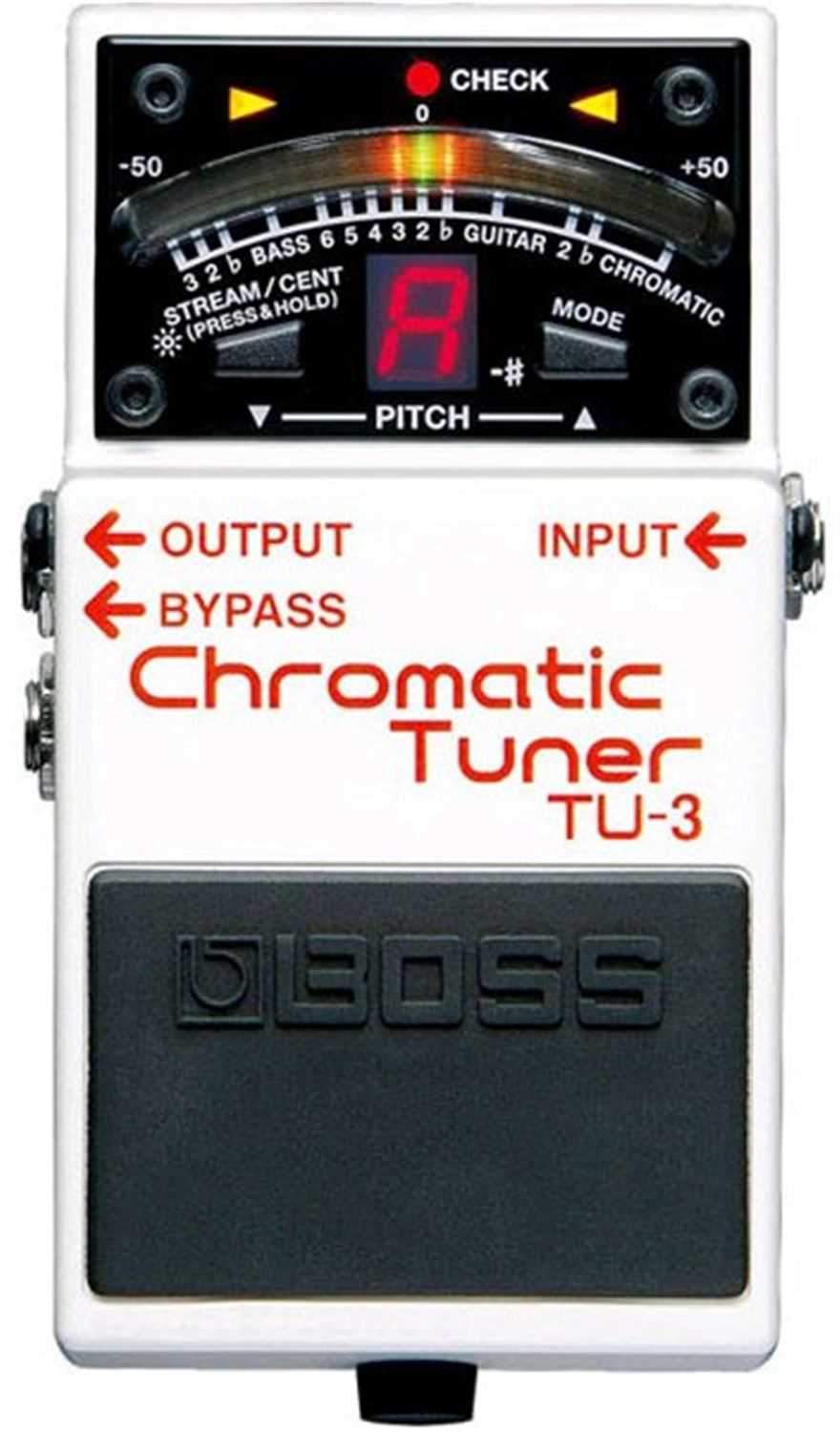 Boss TU-3 Chromatic Pedal Tuner - PSSL ProSound and Stage Lighting