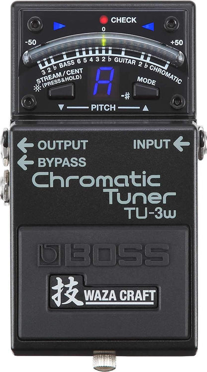 Boss TU-3W Waza Craft Guitar Chromatic Tuner Pedal - PSSL ProSound and Stage Lighting