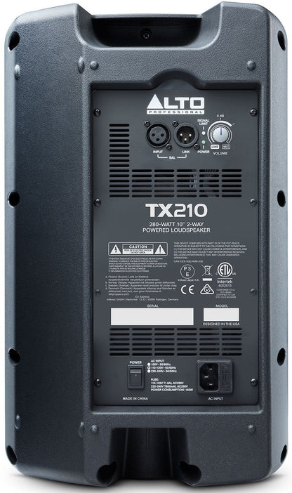 Alto Professional TX210 10-Inch 2-Way Powered Speaker - PSSL ProSound and Stage Lighting