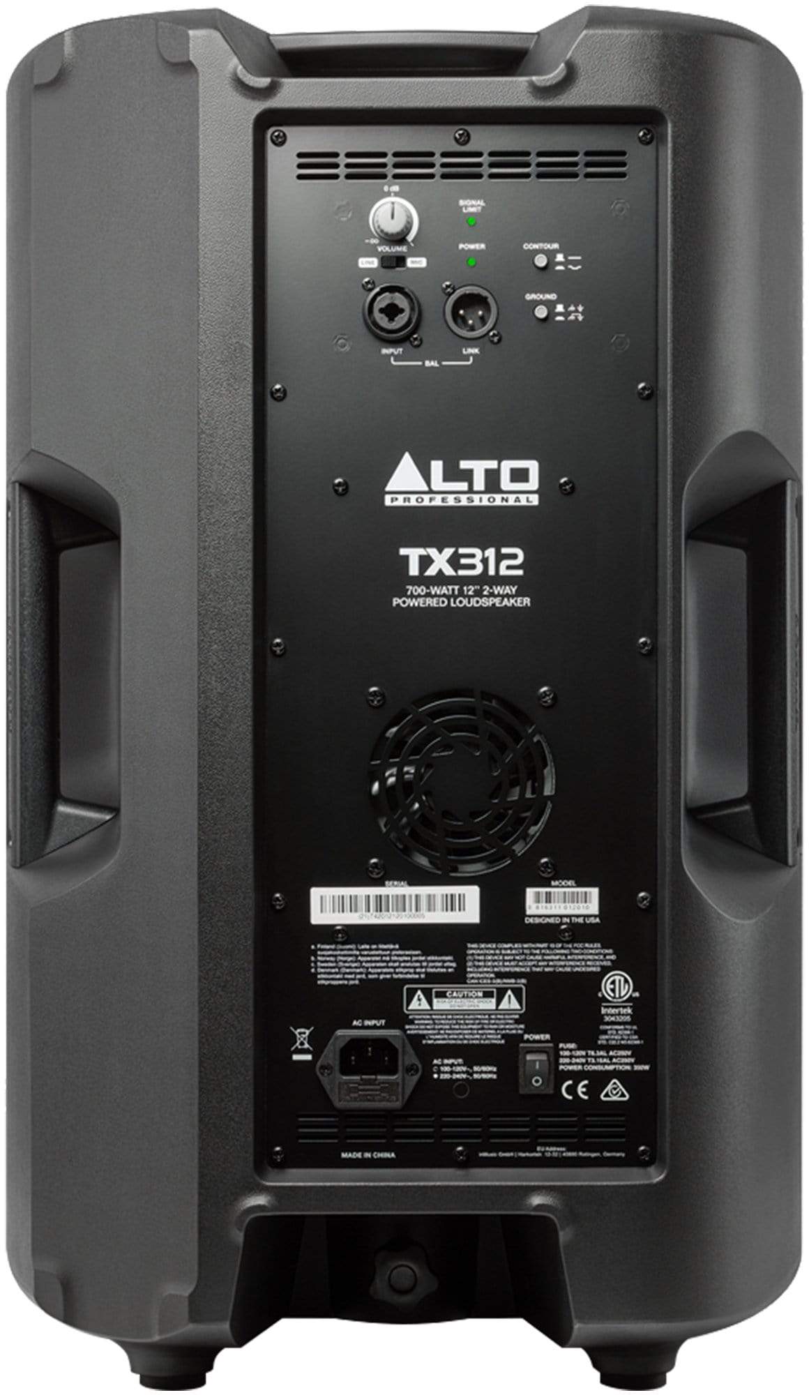 Alto TX312 2-Way 12-Inch 700W Powered Speaker - ProSound and Stage Lighting