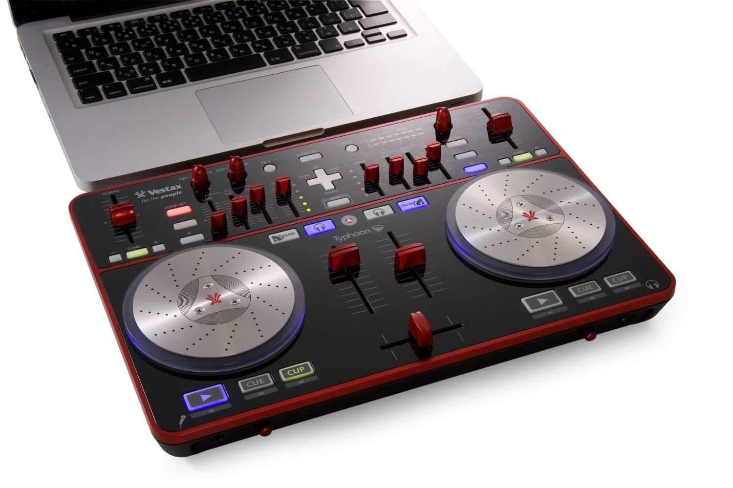 Vestax Typhoon USB DJ MIDI Contoller with Audio IO - PSSL ProSound and Stage Lighting